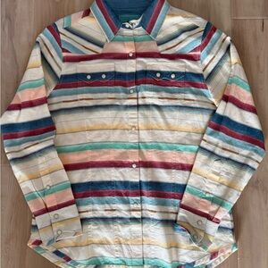 Teska Polizzi| Western Pearl Snap button up| Size M